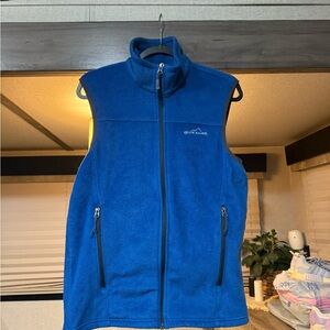 Eddie Bauer Royal Blue Fleece Vest